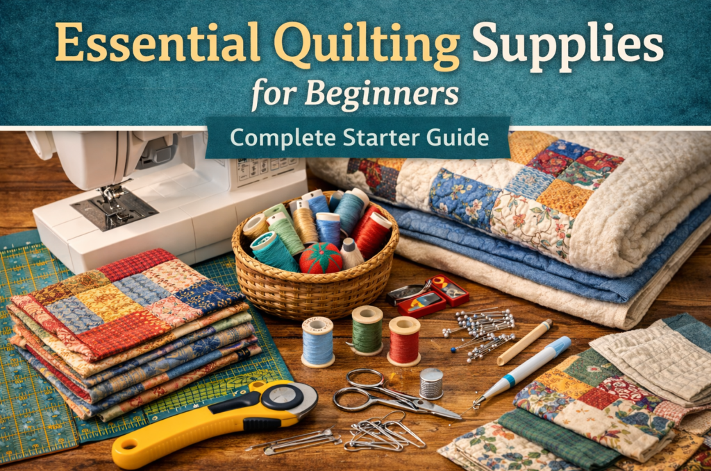 Essential Quilting Supplies for Beginners Complete Starter Guide