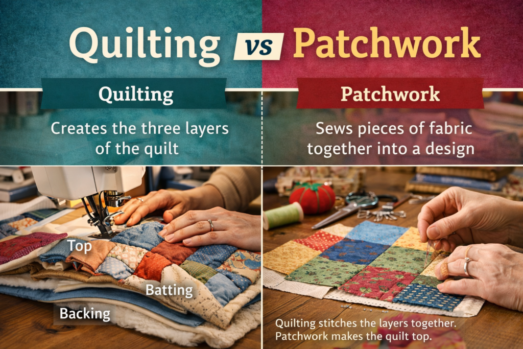 Quilting vs Patchwork What’s the Difference
